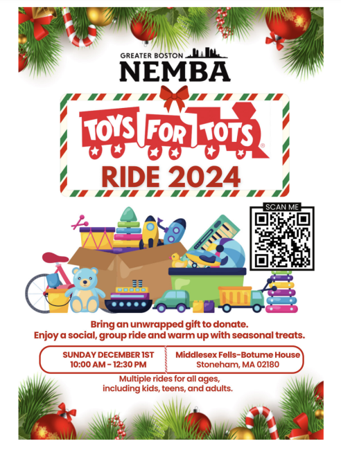 GBNEMBA Annual Toys for Tots Ride at The Fells 